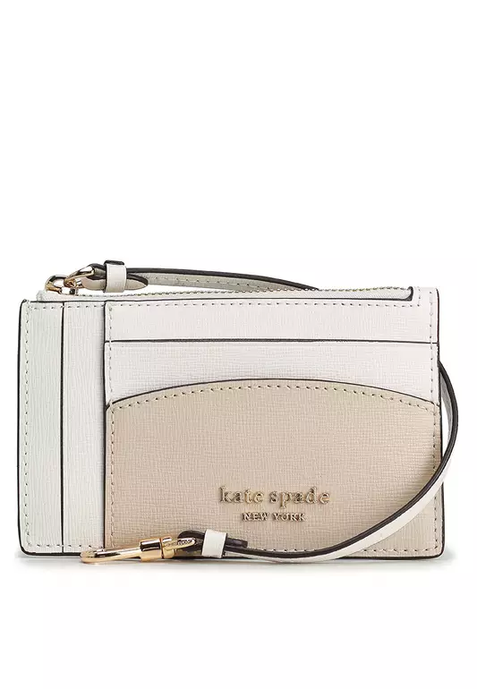 Morgan Colorblocked Coin Card Case Wristlet (cv)