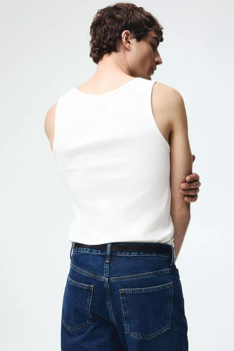 Slim Fit Ribbed vest top