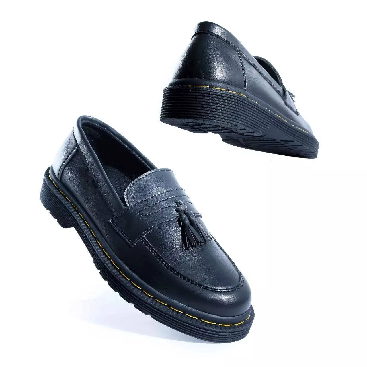 Coutry Boots Pirlo Sepatu Pria Slip On Loafers Formal Semi Pantofel Black
