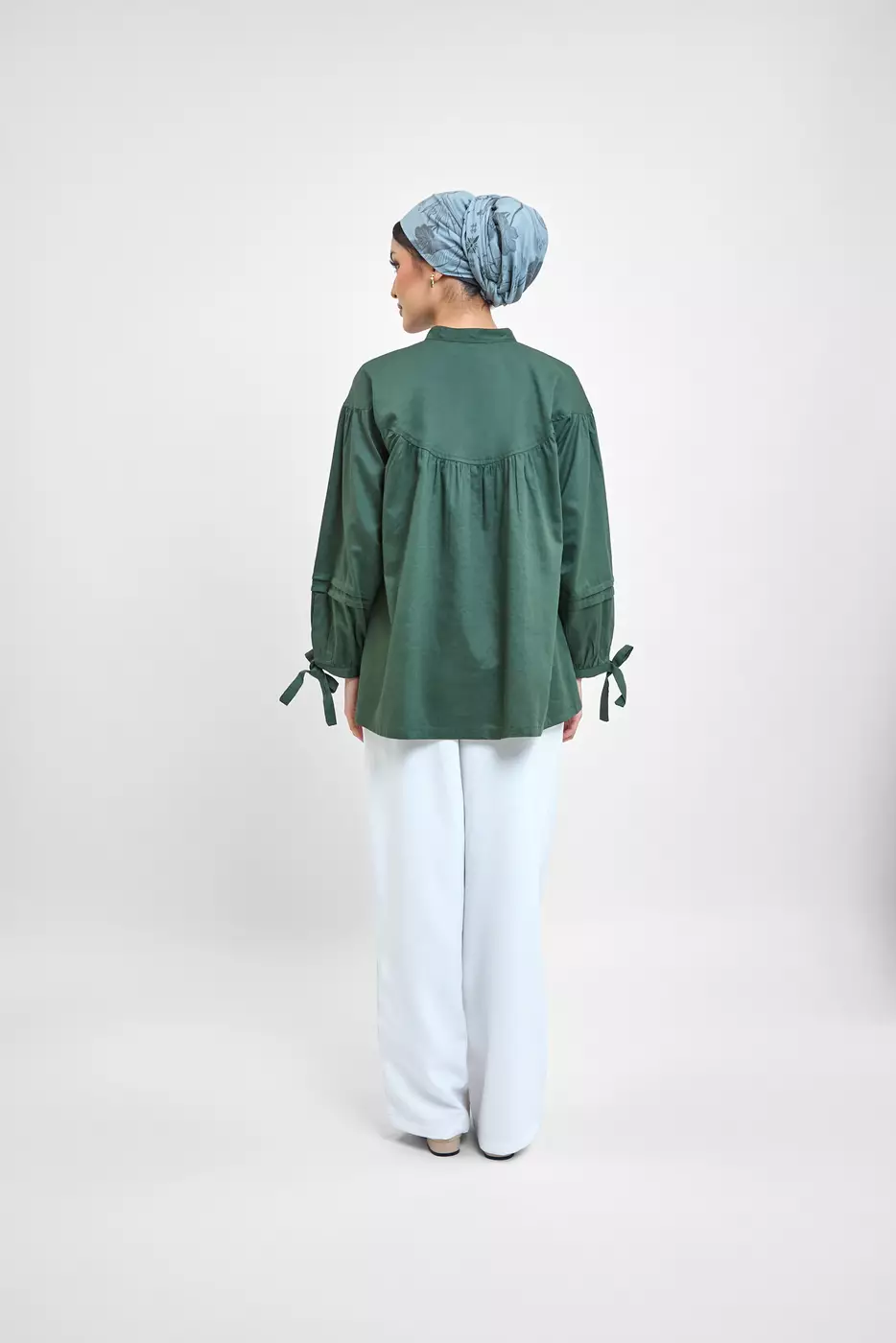 MFMW Izel Atasan Blouse Hijau Botol