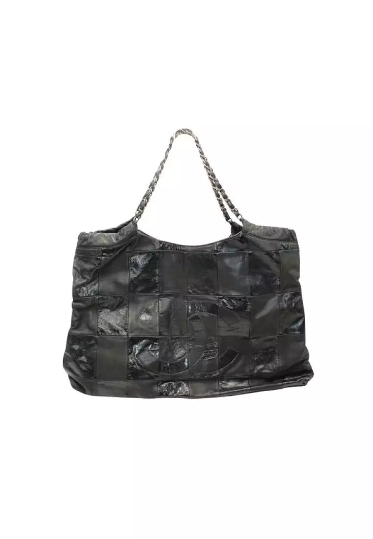 Chanel 2013 Ultimate Stitch Hobo Black Quilted Leather Large Shoulder Bag