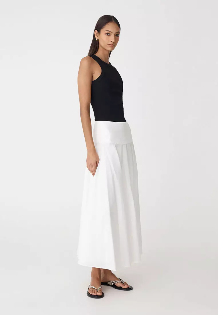 Deb Cotton Midi Full Skirt