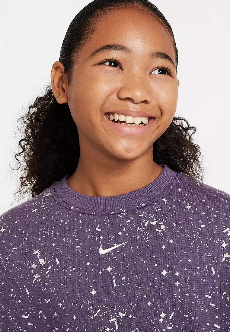 Buy Nike Sportswear Club Fleece Boxy Crew-Neck Sweatshirt 2025