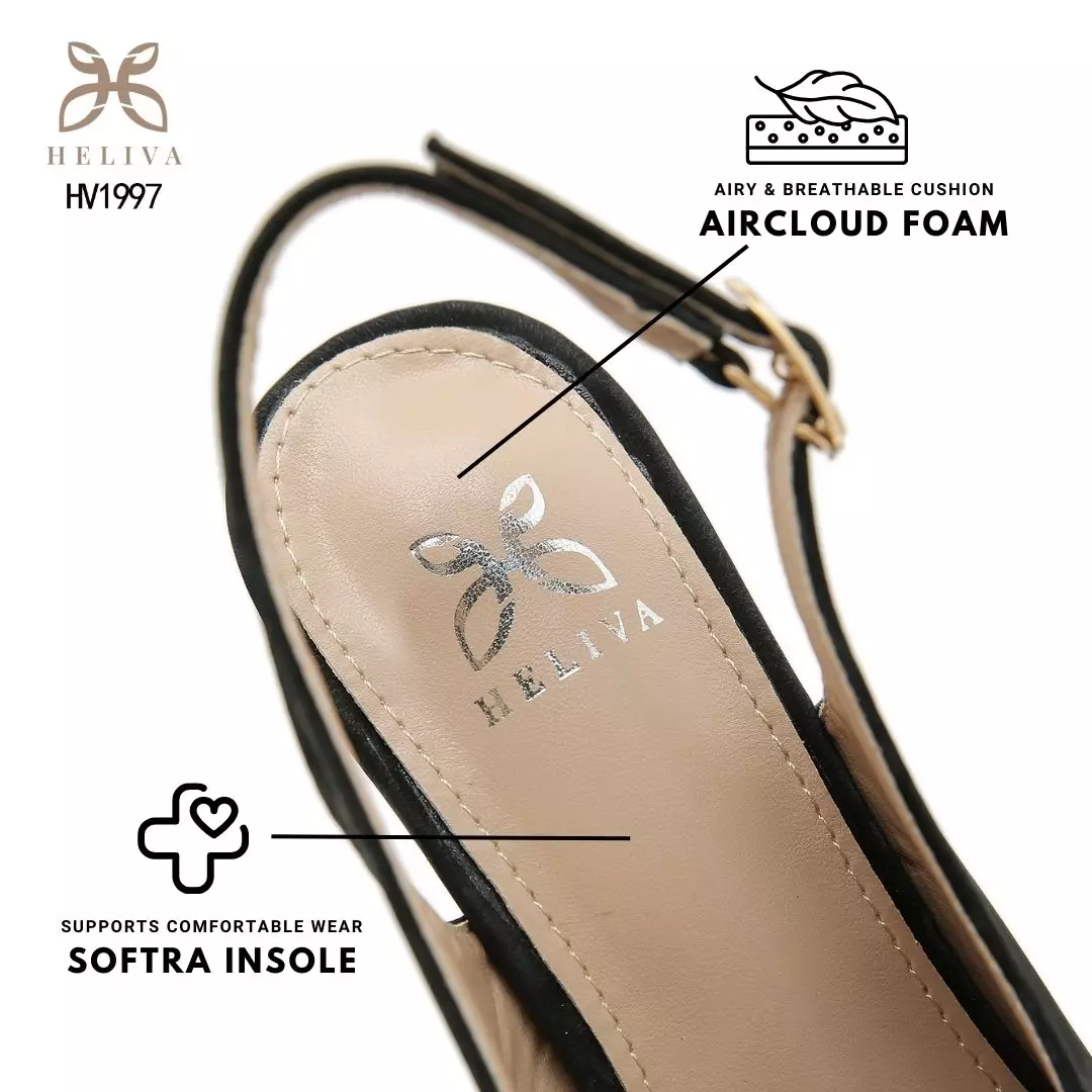 Heliva Megan High Heels Shimmer Accesories Pearl Sol 7cm HV1997