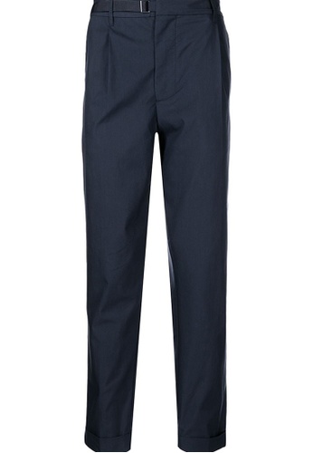 Armani Exchange navy AX Armani Exchange Men Tapered Tailored Trousers 41FB9AA0B8626EGS_1