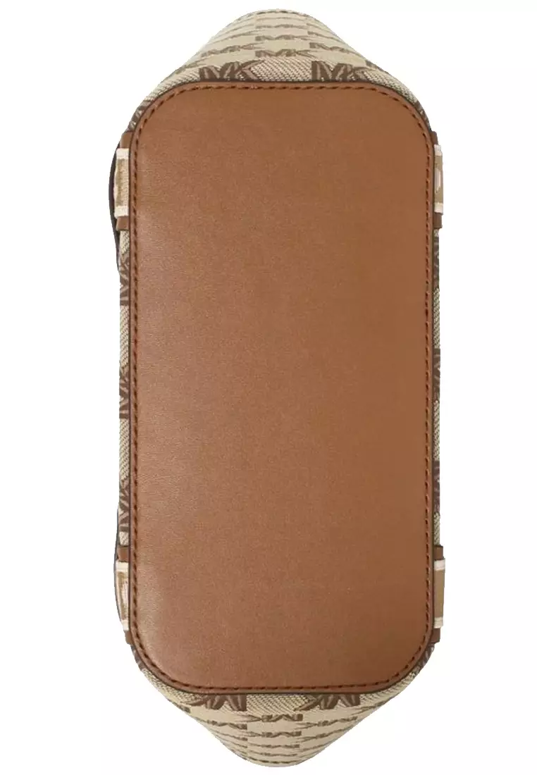 Maeve Logo Small Convertible Tote Bag in Beige/ Ebony 30S3S5VT1J