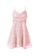 London Rag pink Lace Detail Dobby Spaghetti Pink Dress 353D9AAEF66C0BGS_7