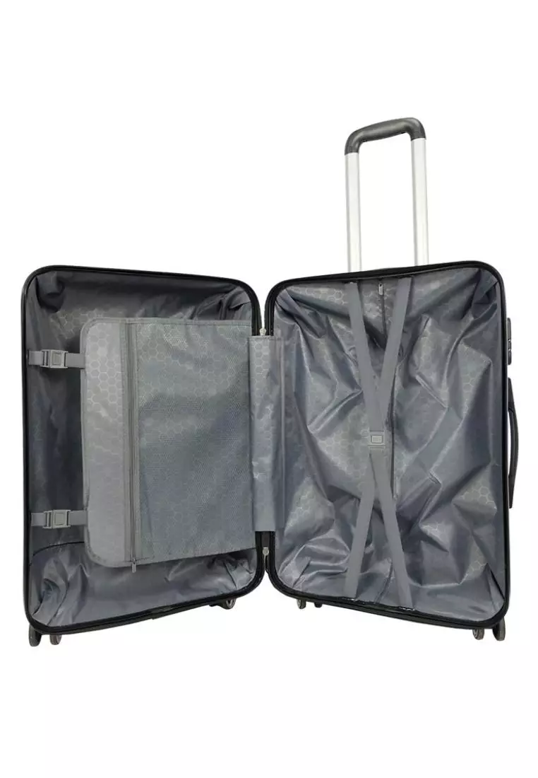 Buy Poly-Pac W.POLO by Poly-Club 24inch ABS Hard Case Trolley Travel ...