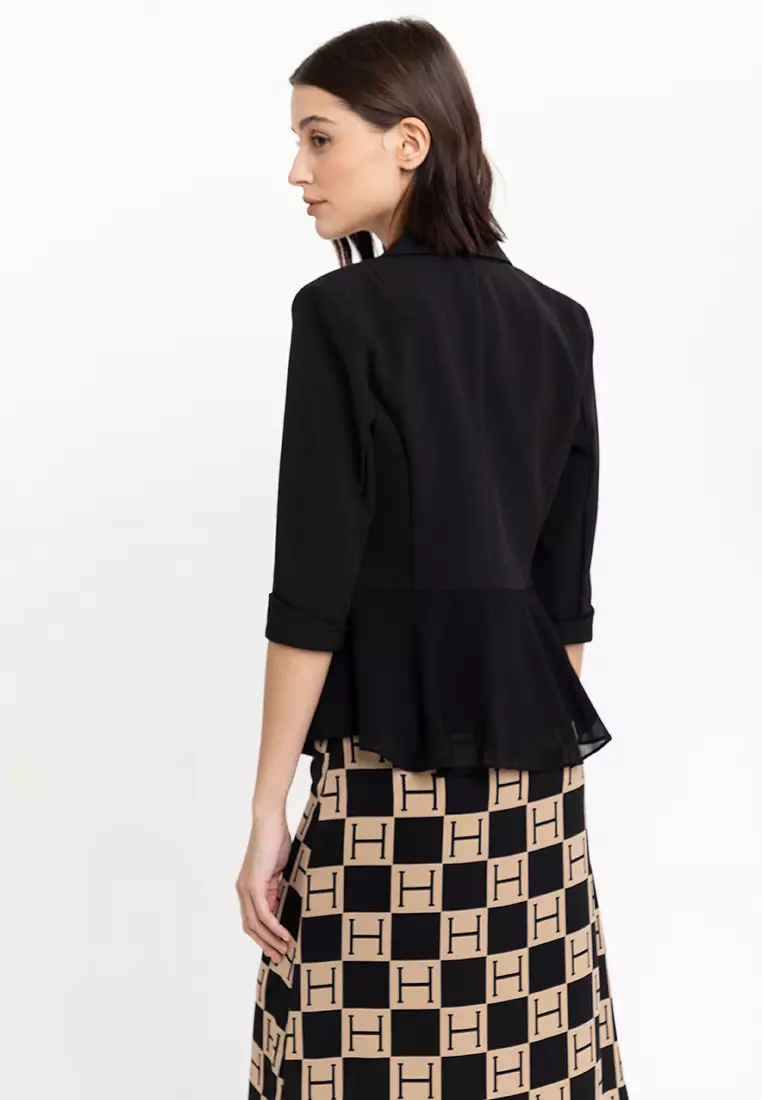 Stretch Fabric Super Slim Blazer