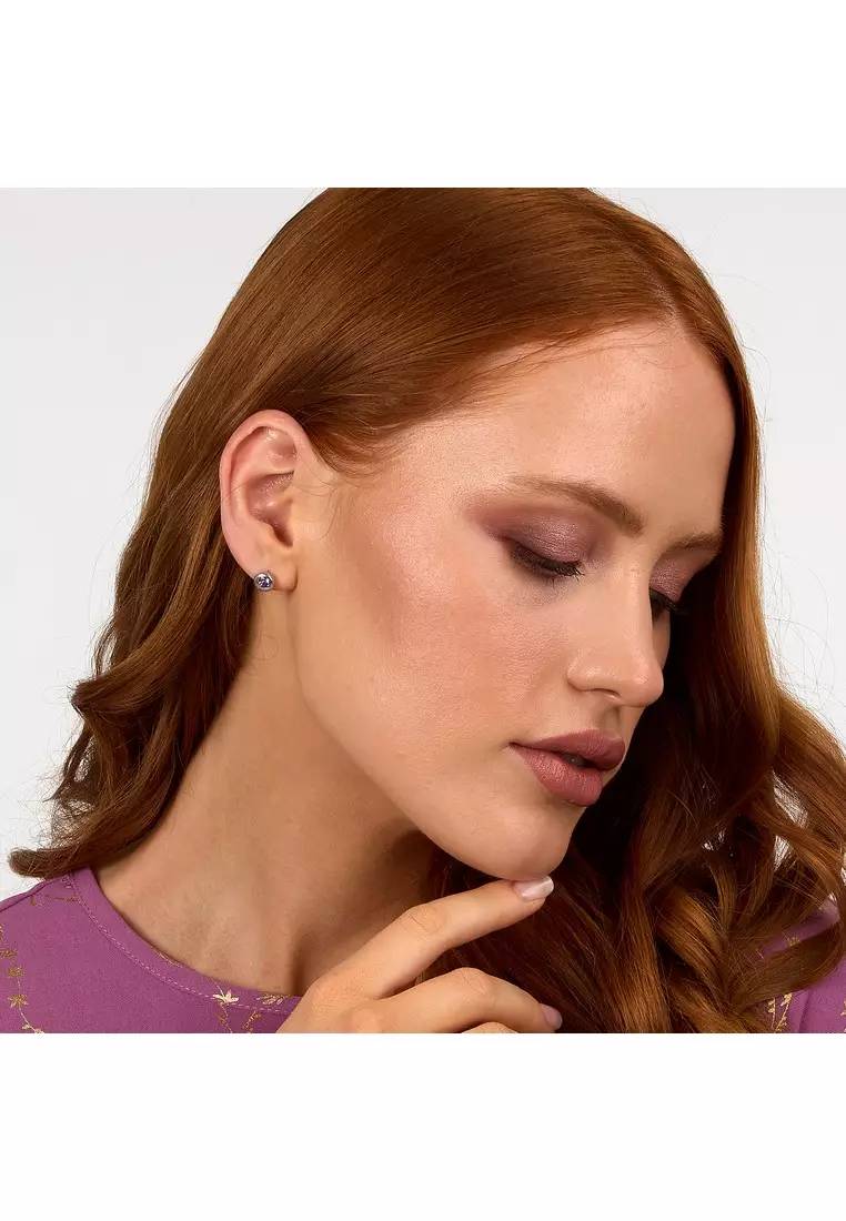 MORELLATO TESORI ETERNI Violet and Silver Earrings SAXN20