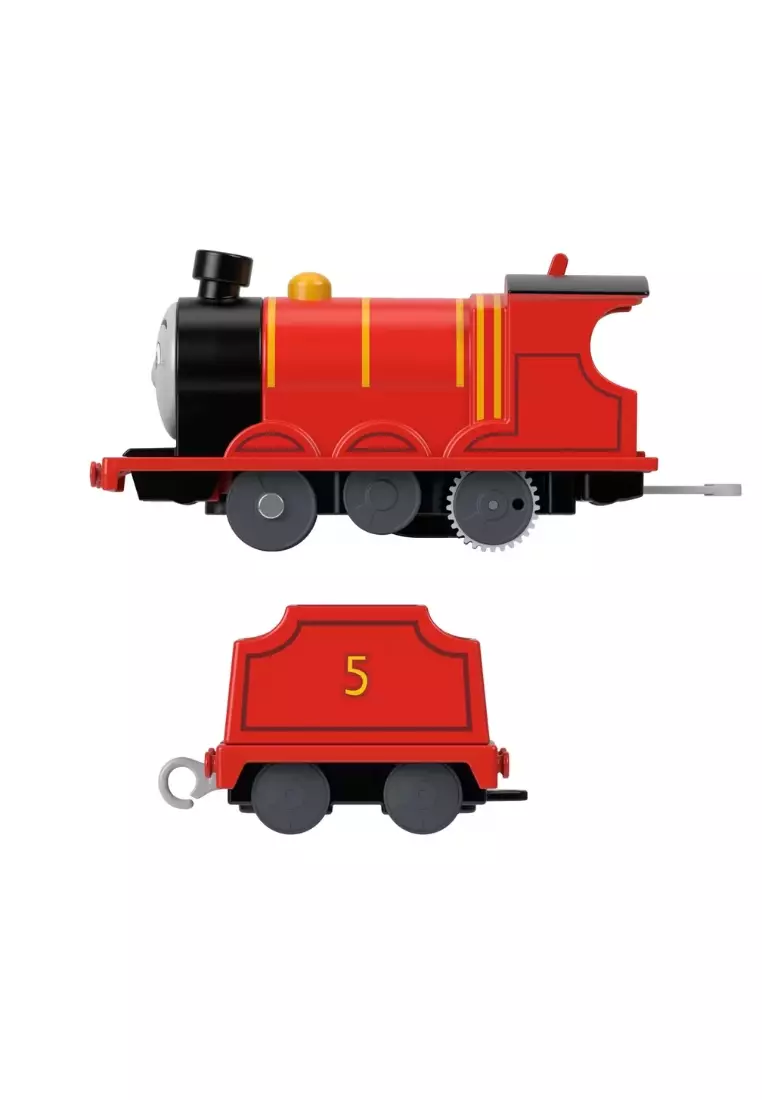 Motorized Large Die-Cast Toy Train Engine - James
