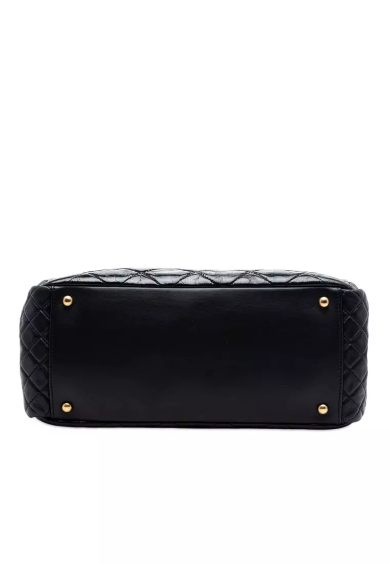 Pre-Loved Chanel Quilted Glazed Calfskin Reissue Mademoiselle Accordion Tote
