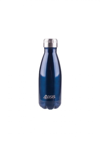 Oasis Ss Insulated Drink Bottle 350ml Navy