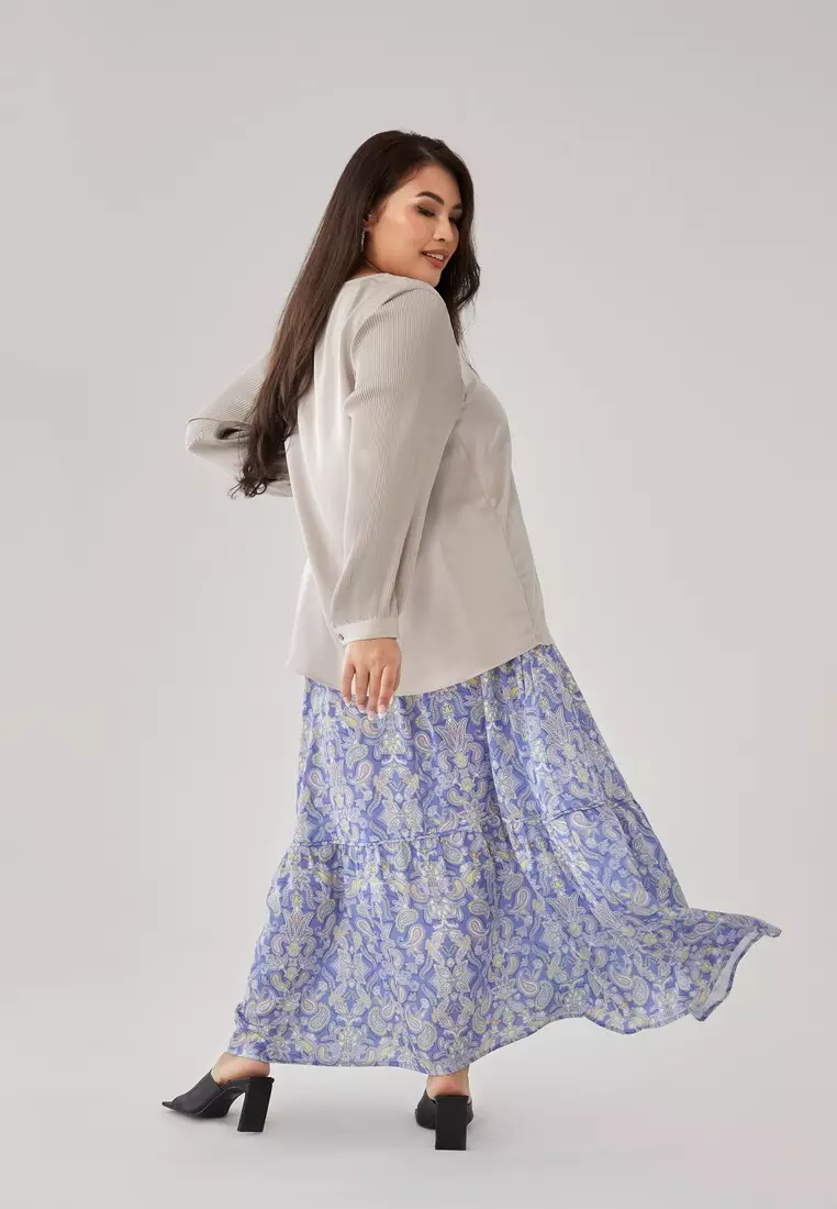 Boho skirt plus on sale size