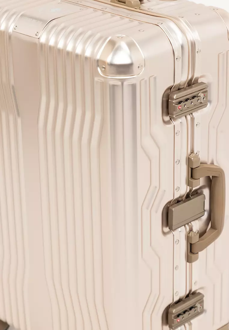 Cruiser 1512-60 Champagne Gold (Frame Type) - Medium - TSA Luggage