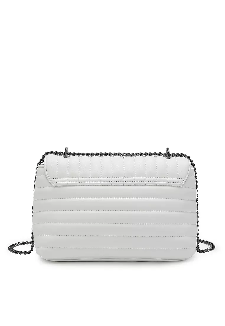 Women's Shoulder Sling Bag / Crossbody Bag - White