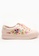 Elisa Litz pink MICKEY FLORAL SNEAKERS - PINK 47B83SHE7366D9GS_1