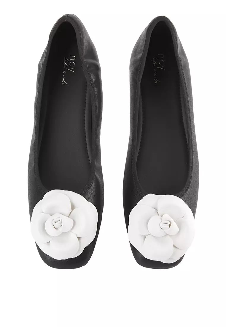 ANNE J2585-1 FLAT SHOES BLACK