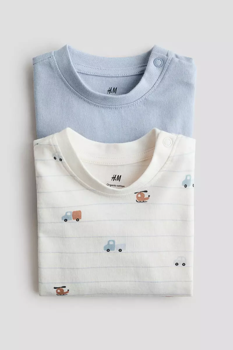 2-pack long-sleeved jersey tops