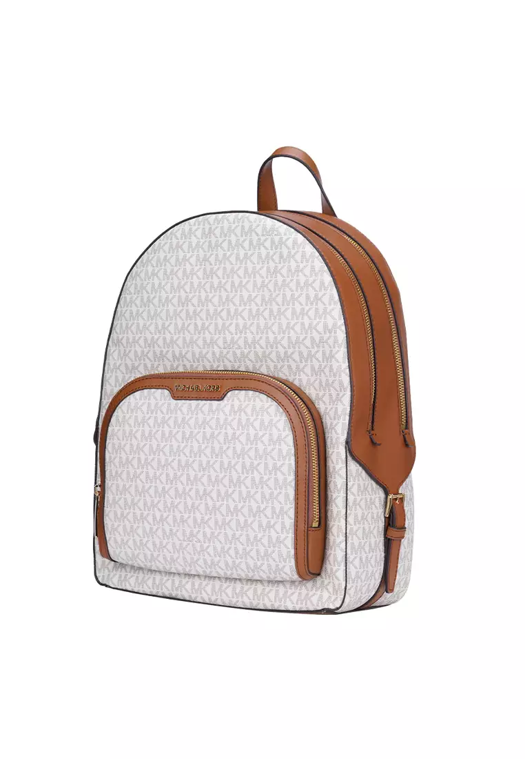 Jaycee Medium Logo Backpack In Vanilla 35S2G8TB7B