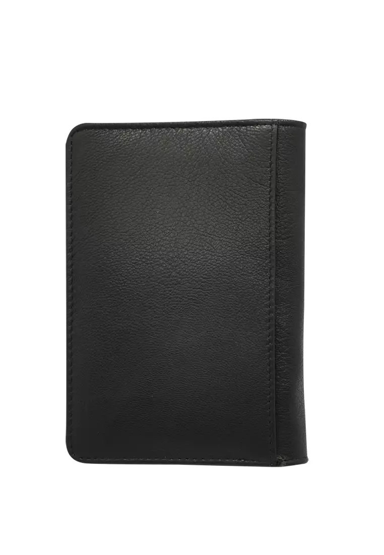 Passport Wallet Leather-Leather Passport Holder-Oxhide JG4297 -BLACK