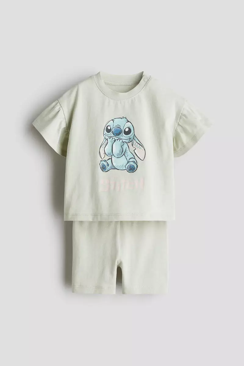 2-piece printed cotton set