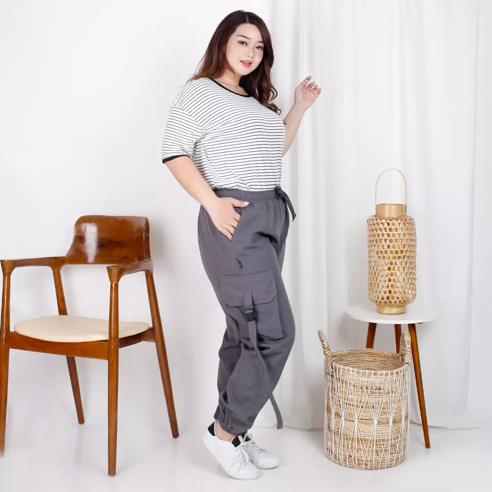 OKECHUKU Artha Bigsize Celana Cargo Big Size Celana Panjang Bigsize