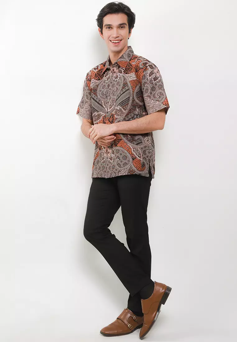 Revano Shirt Kemeja Batik Pria Pendek