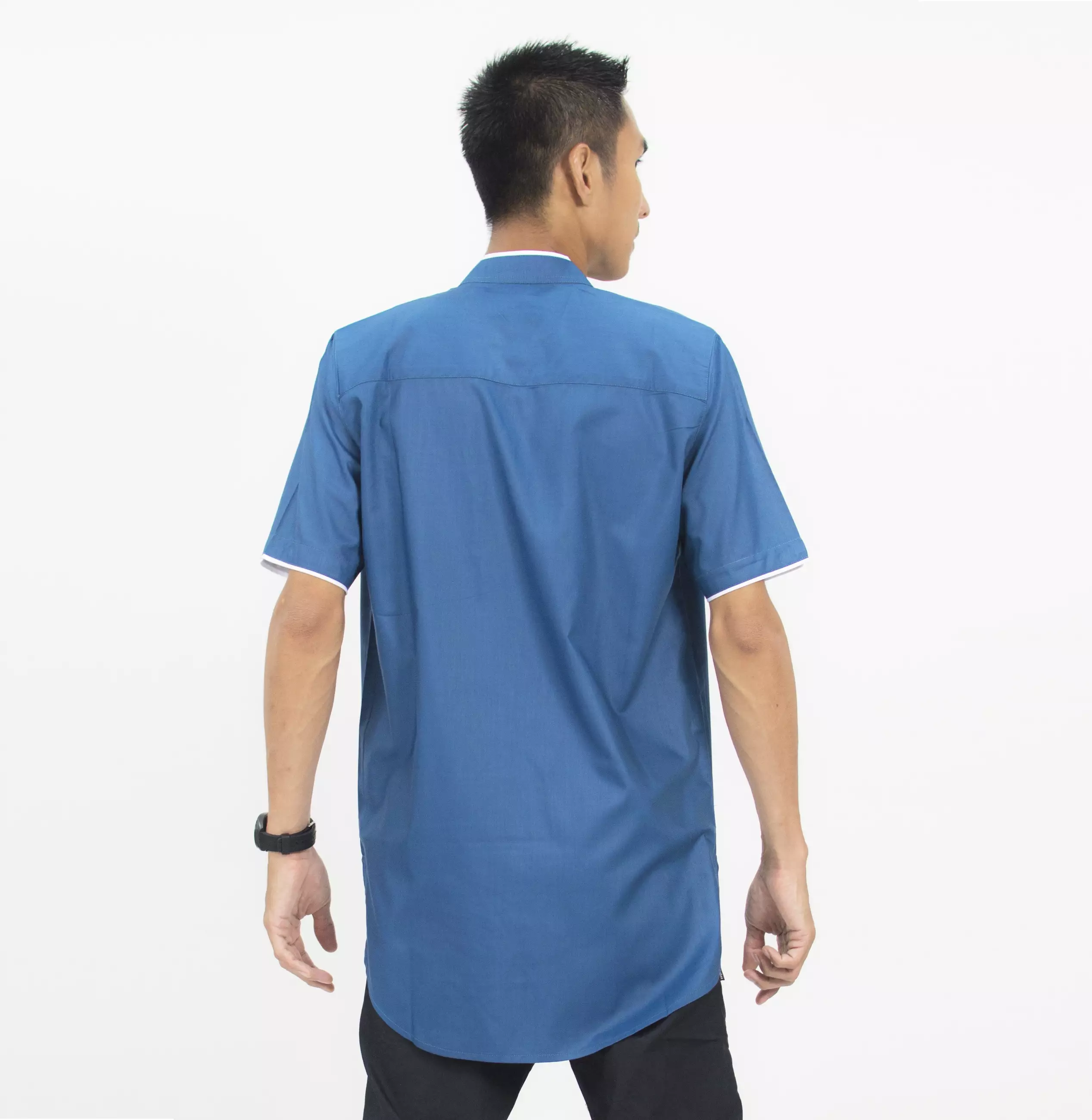 JAMIL Kemeja Koko Lengan Pendk Baju Koko Lengan Pendek Kurta Kemeja Kurta Pakistan - INDIGO