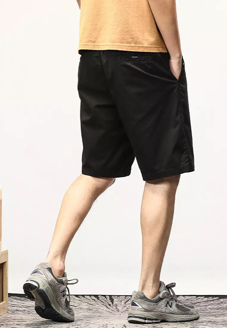 Relaxed Fit Cotton Cargo Shorts GJL070