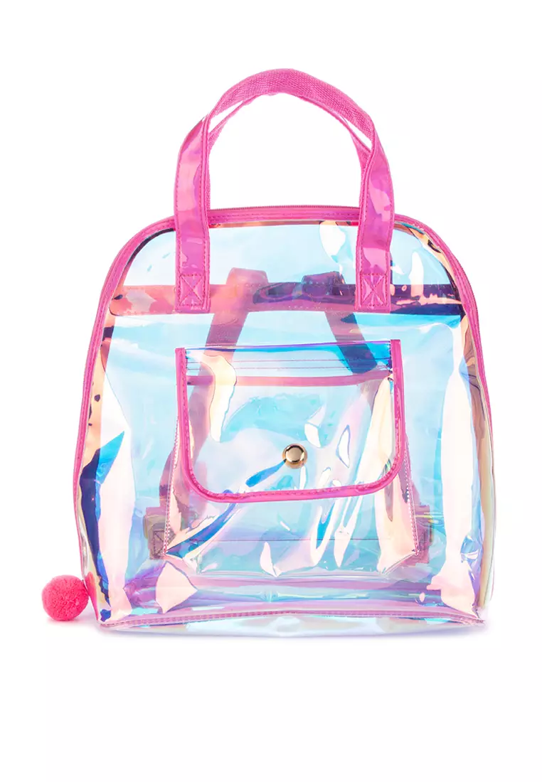 Holographic bag primark store