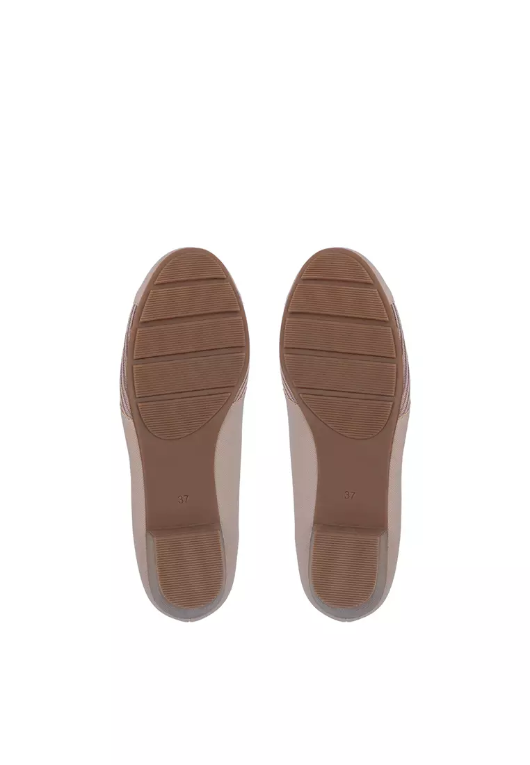 Taupe CR Amelia Textured Pumps