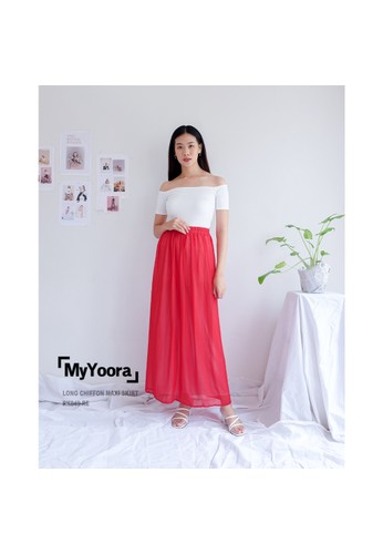 MyYoora MyYoora Colourful Long Maxi Skirt Rok Panjang RK049/RK169 8B90DAA6D5C2A9GS_1