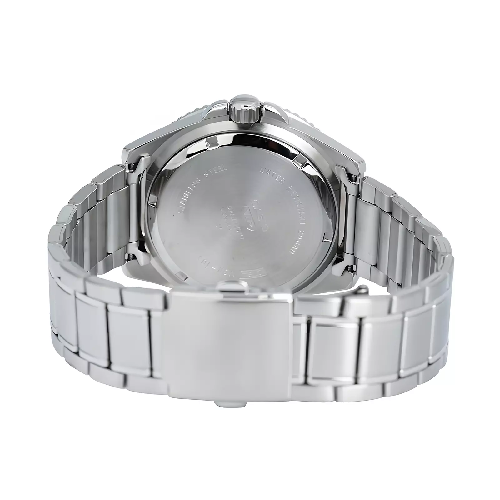 Casio - Diver Marlin Duro Pepsi - Jam Tangan Analog Pria - Black Dial - All Stainless Steel - MDV-107D-1A3VDF