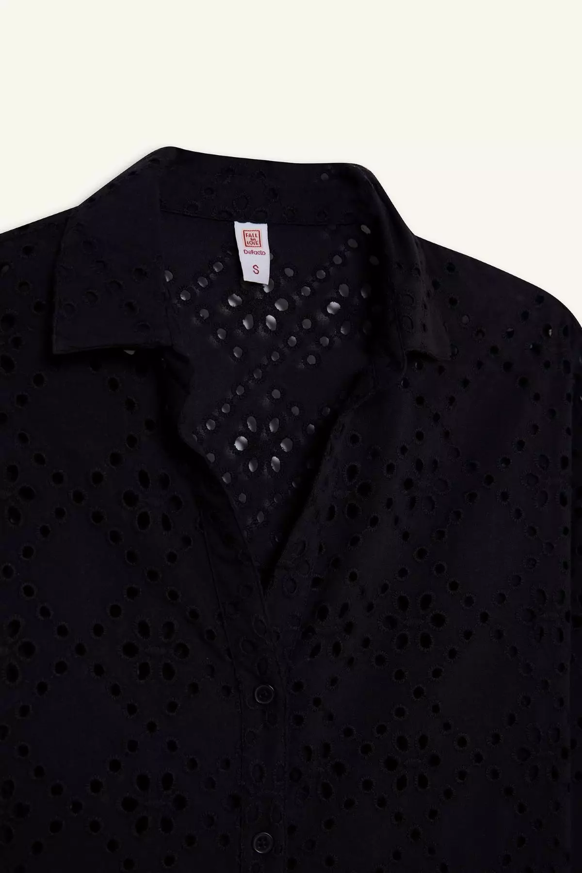 Regular Fit Cotton Brode Beach Shirt-Fall in Love C0506Ax25Sm