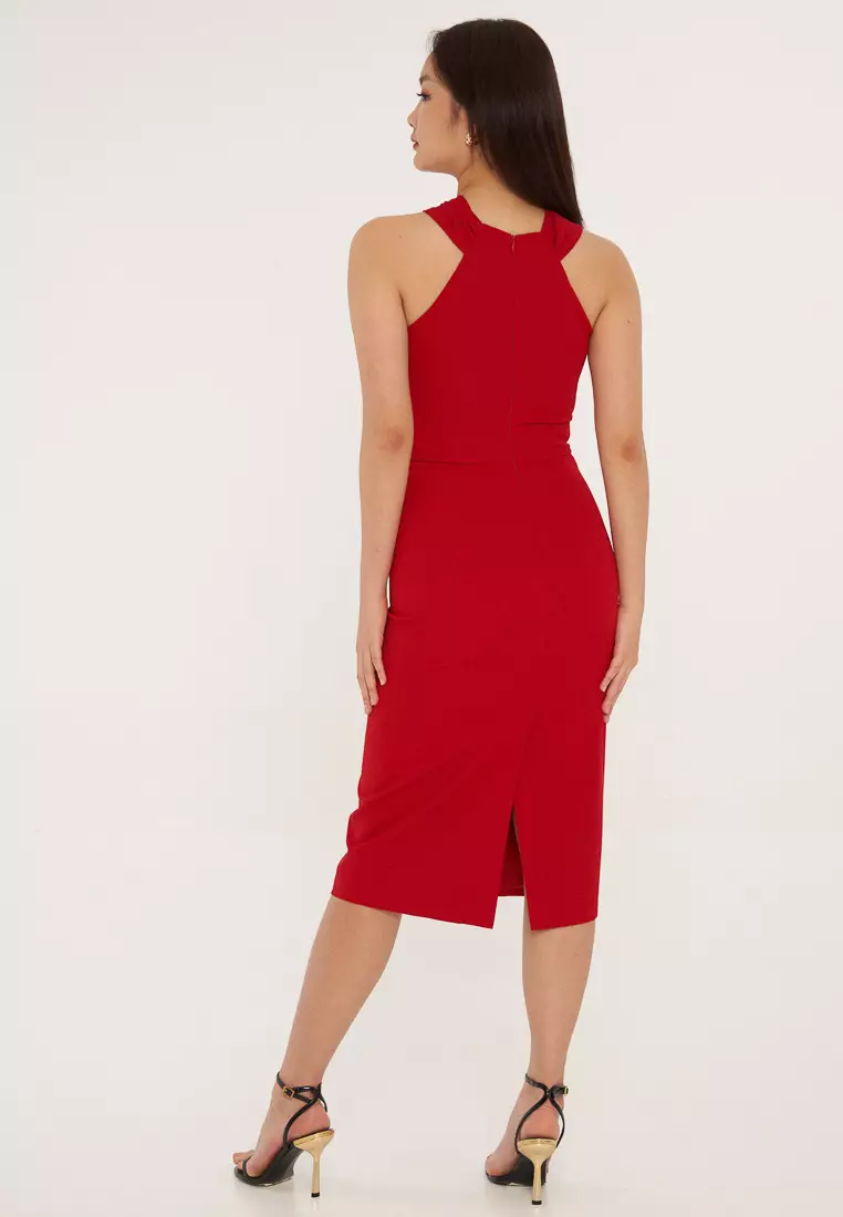 Halter Midi Dress