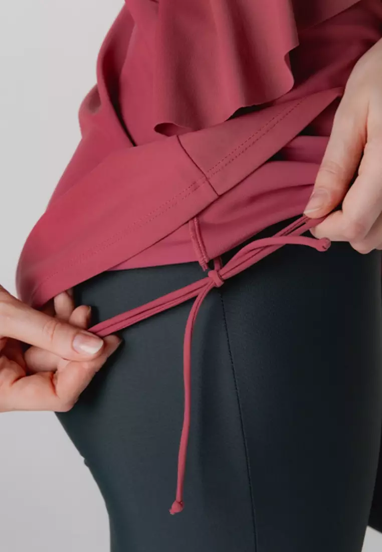 Aleea Modest Ruffle Burqini Set Women - Orchid