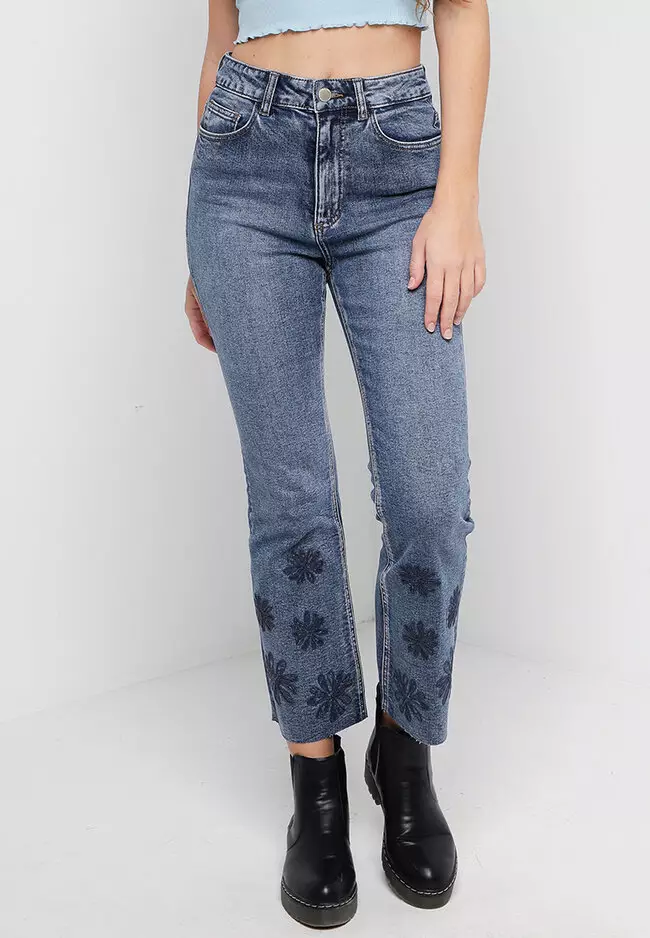 Desigual Floral Denim Jogger Catalina