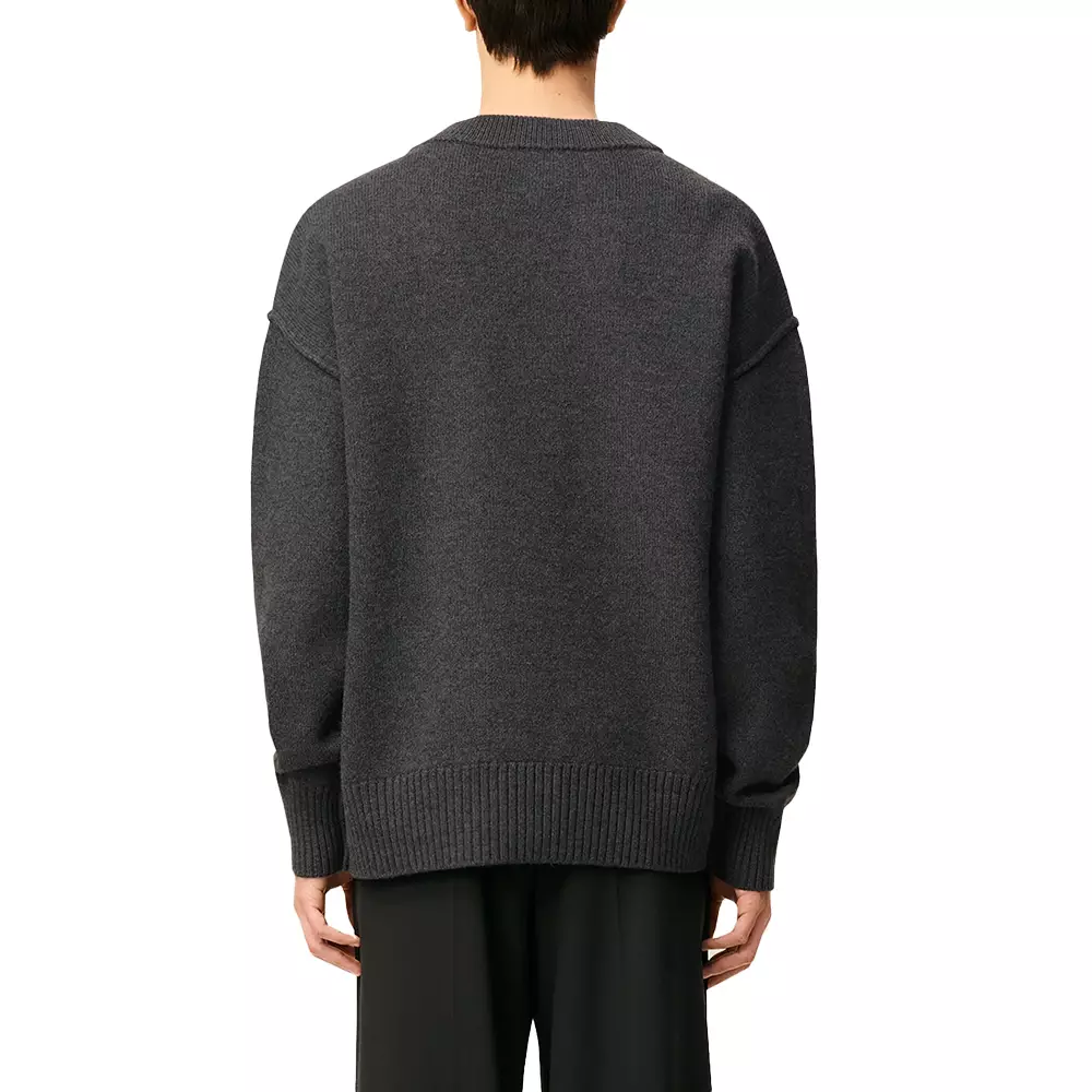 Red De Coeur Cardigan Grey