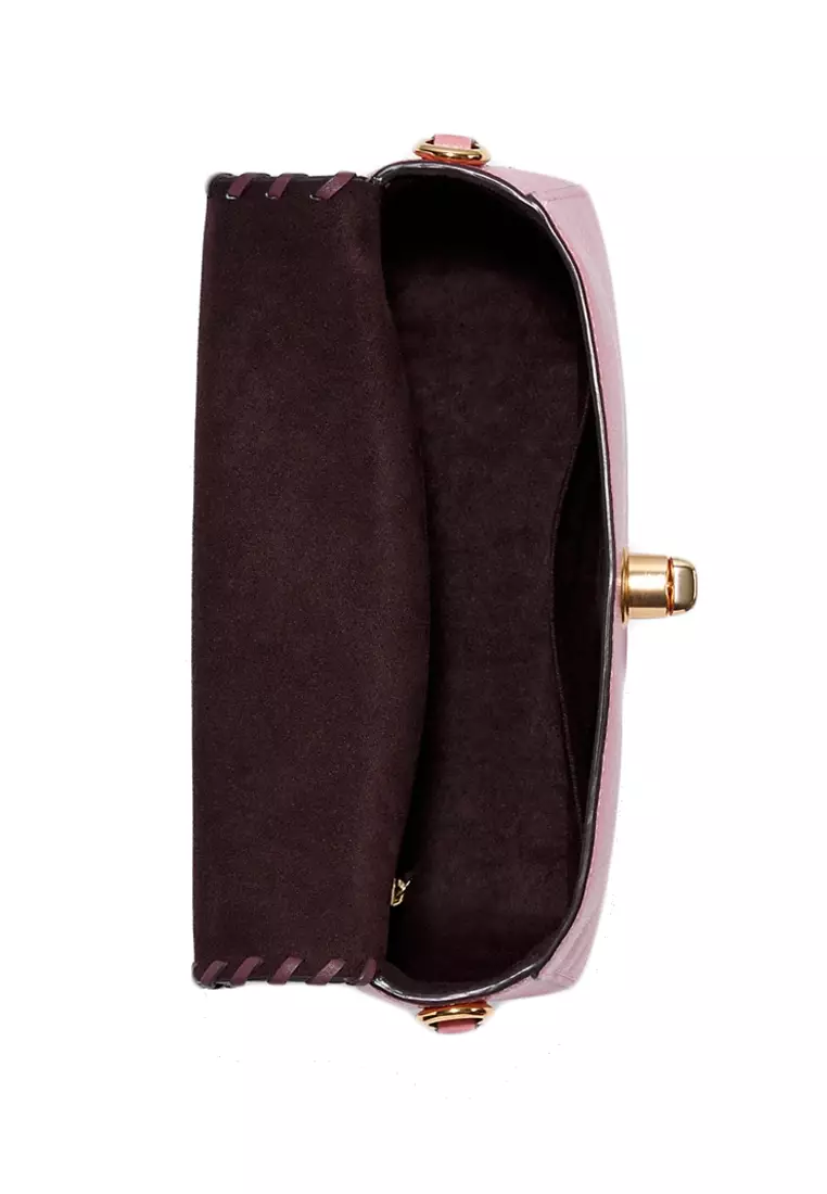 Buy Coach Coach Marlie Top Handle Satchel With Whipstitch Pink Online