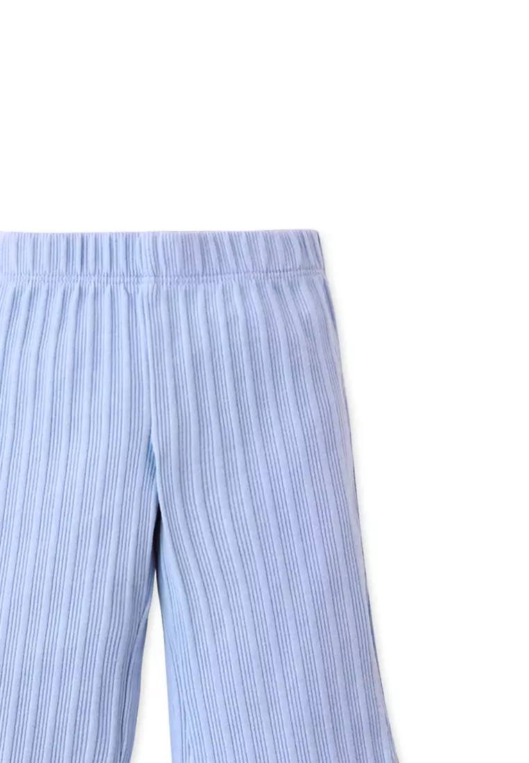 Baby Carly Ribbed Flare Leggings With Slits