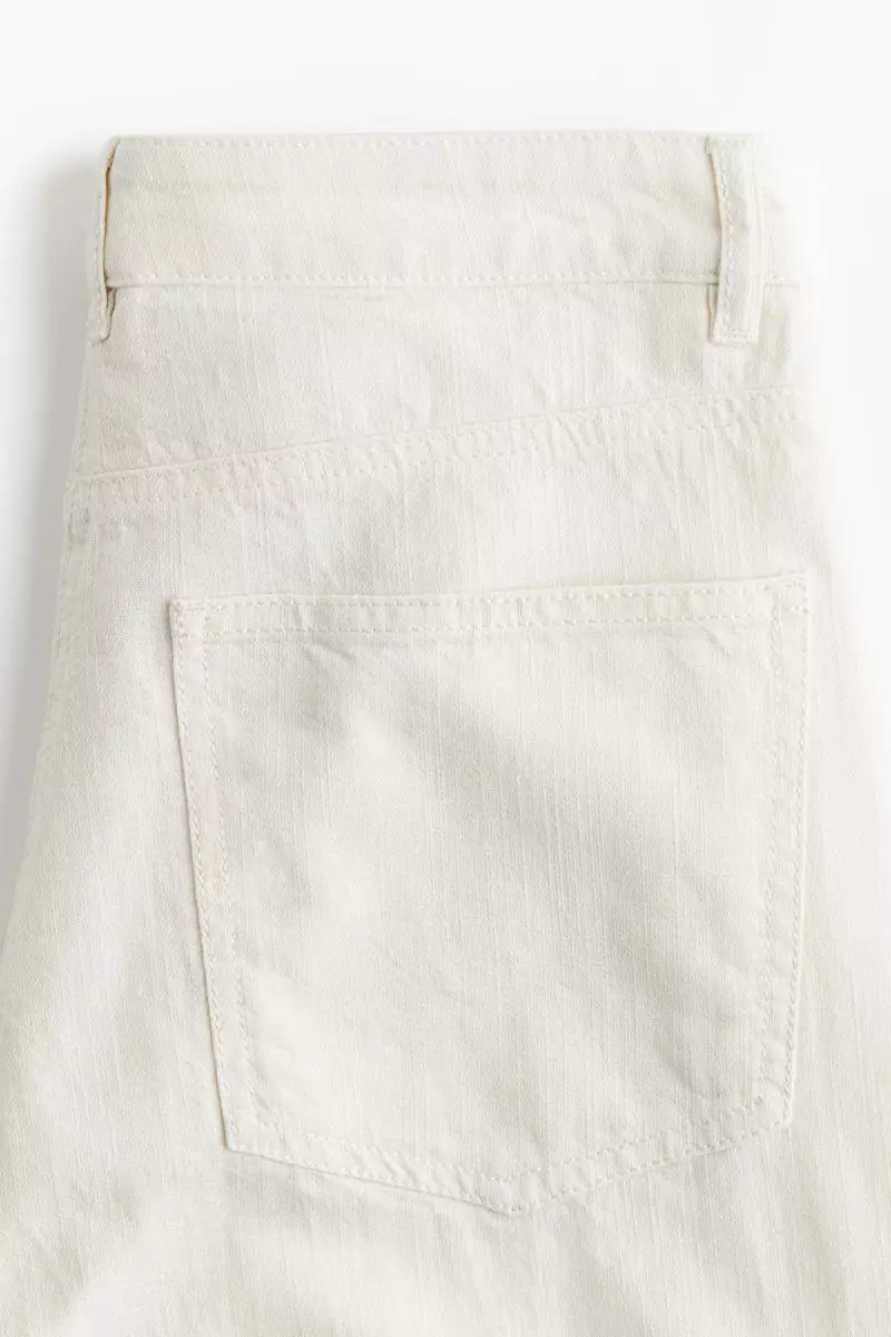 Wide cotton trousers