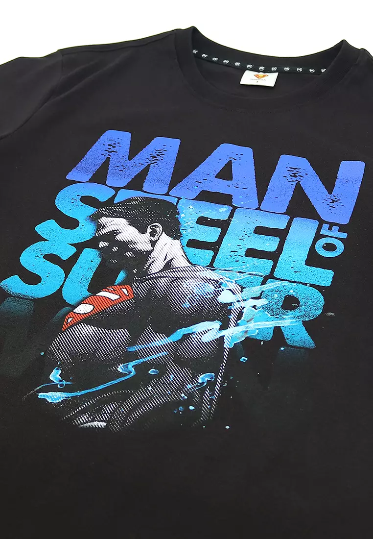 Licensed Mens Graphic T-Shirt "Man of Steel"