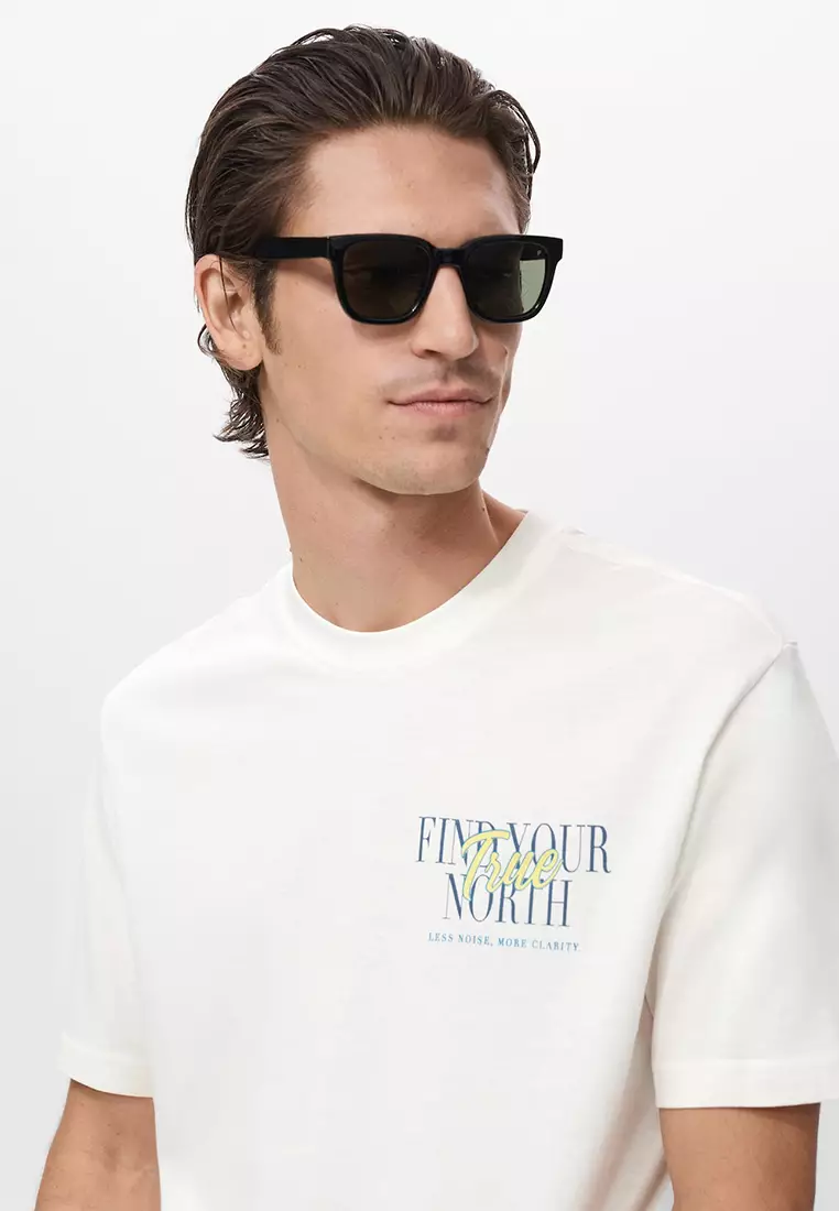 100% Cotton T-Shirt Text