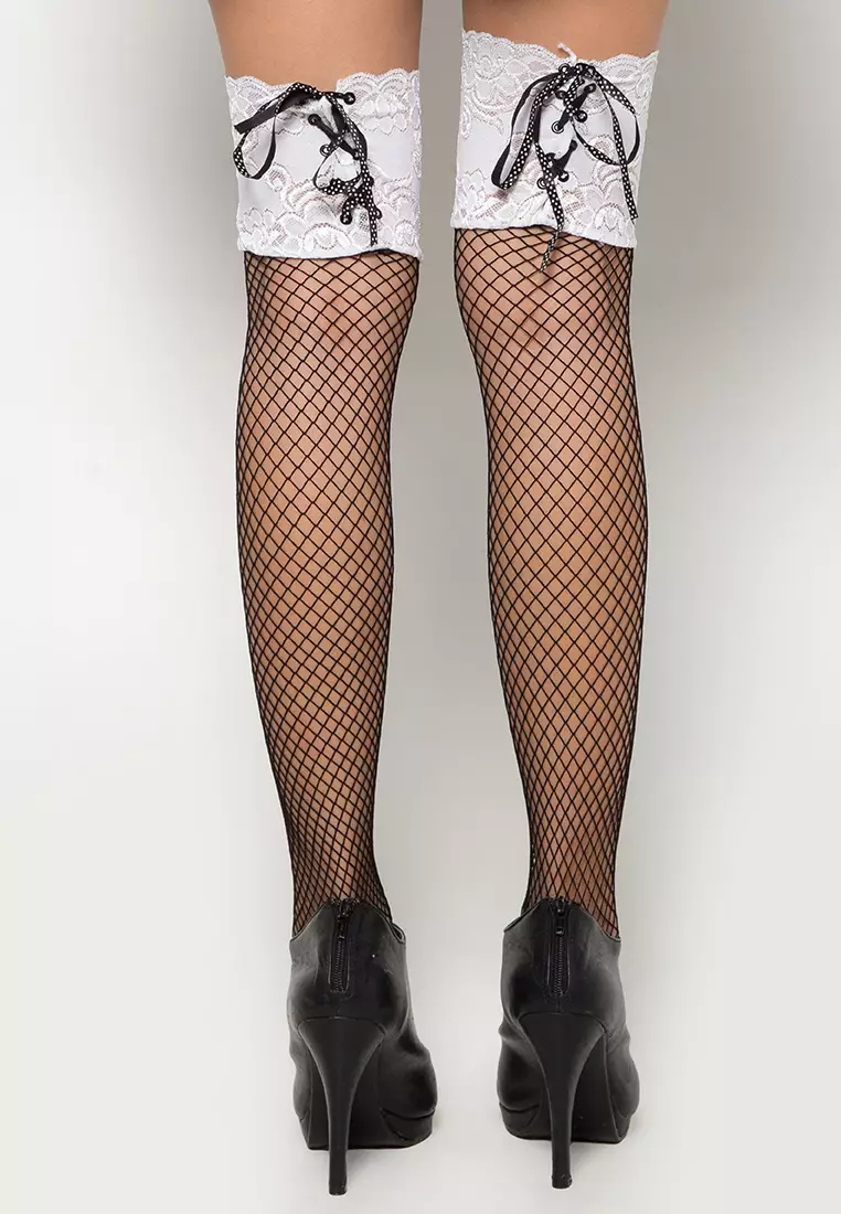 Buy Kats Clothing Net Stocking with Lace 2024 Online