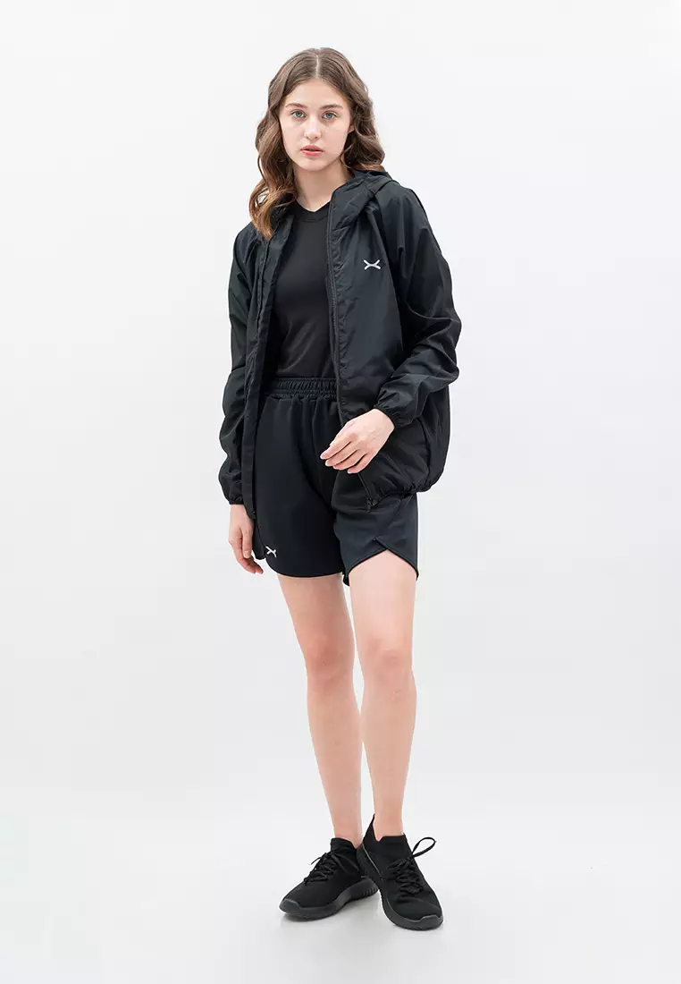 Windbreaker Jacket Woman Winder series Black