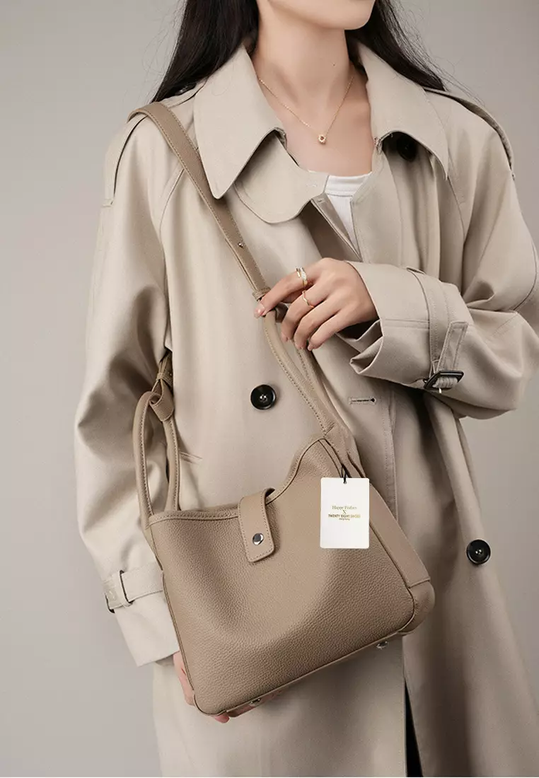 Office Leather Bucket Bag QSL2271