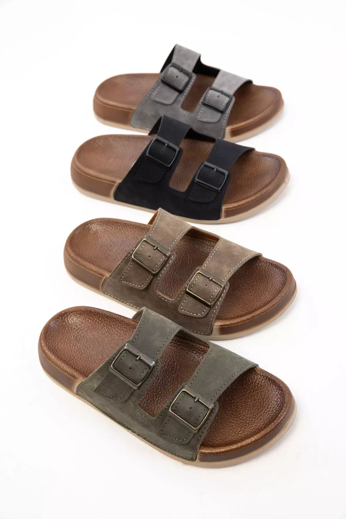 Khaki Unisex Slippers 20723