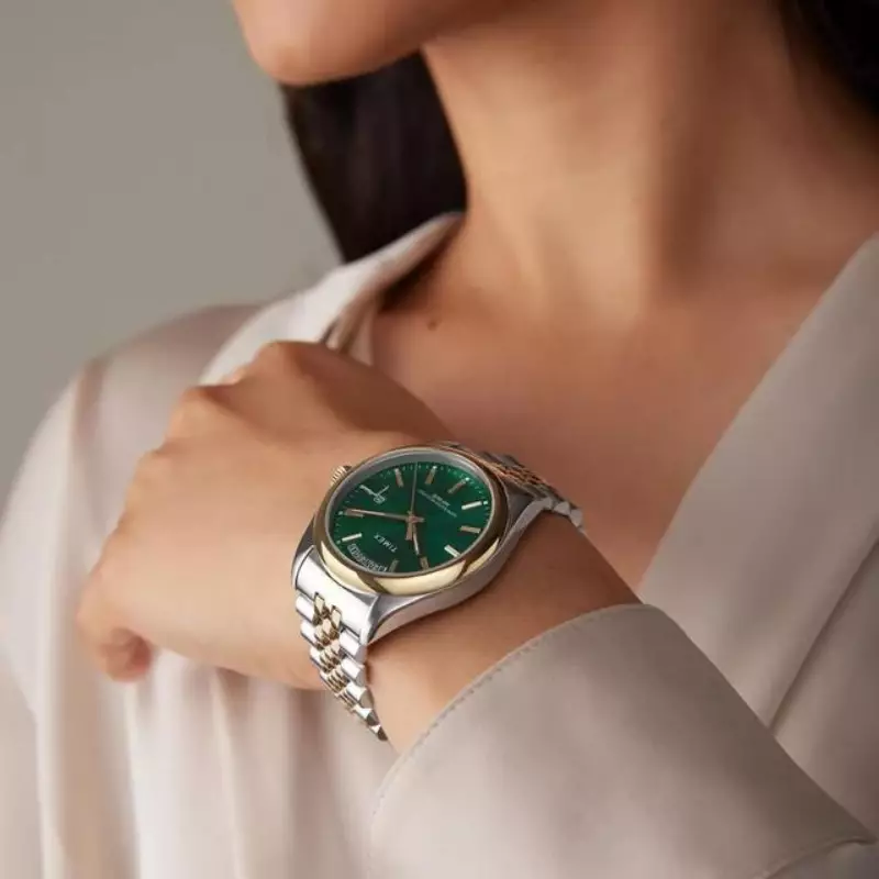 Jam Tangan Wanita Timex Legacy Green Dial TW2W32100V5 Original