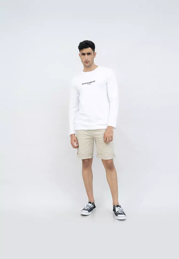 Kaos cotton combed lengan panjang pria unisex houseofcuff Rising Sun